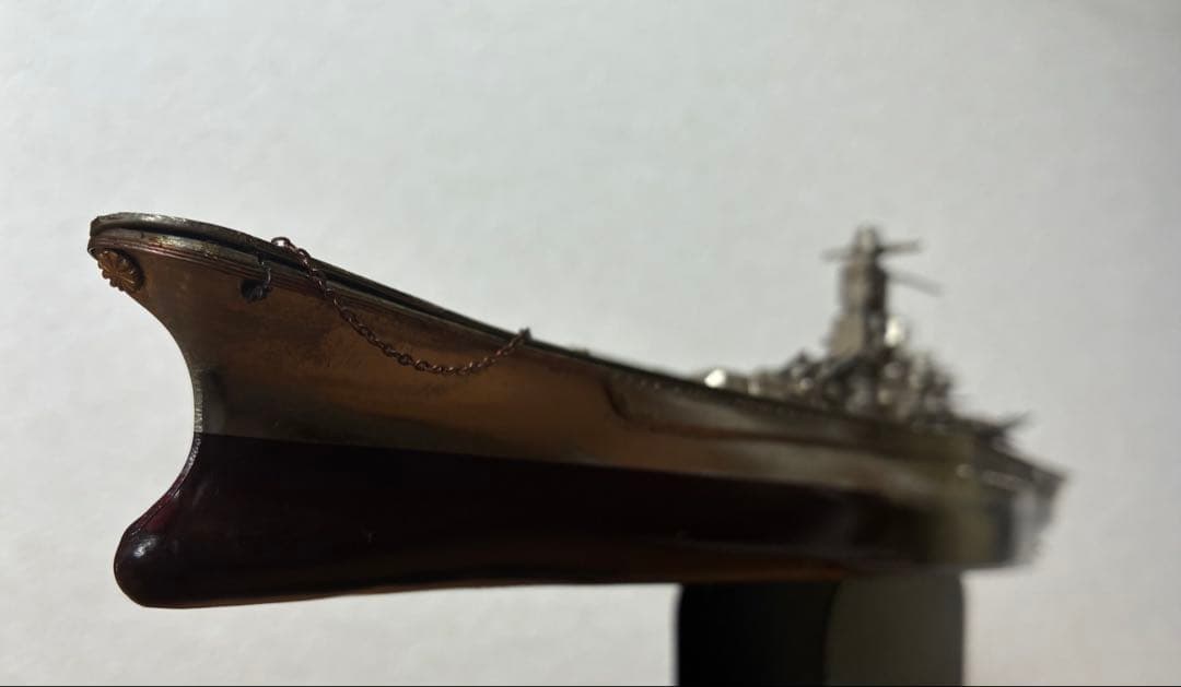 【希少ジャンク】戦艦大和 金属模型 約47cm 現状品 本体のみ