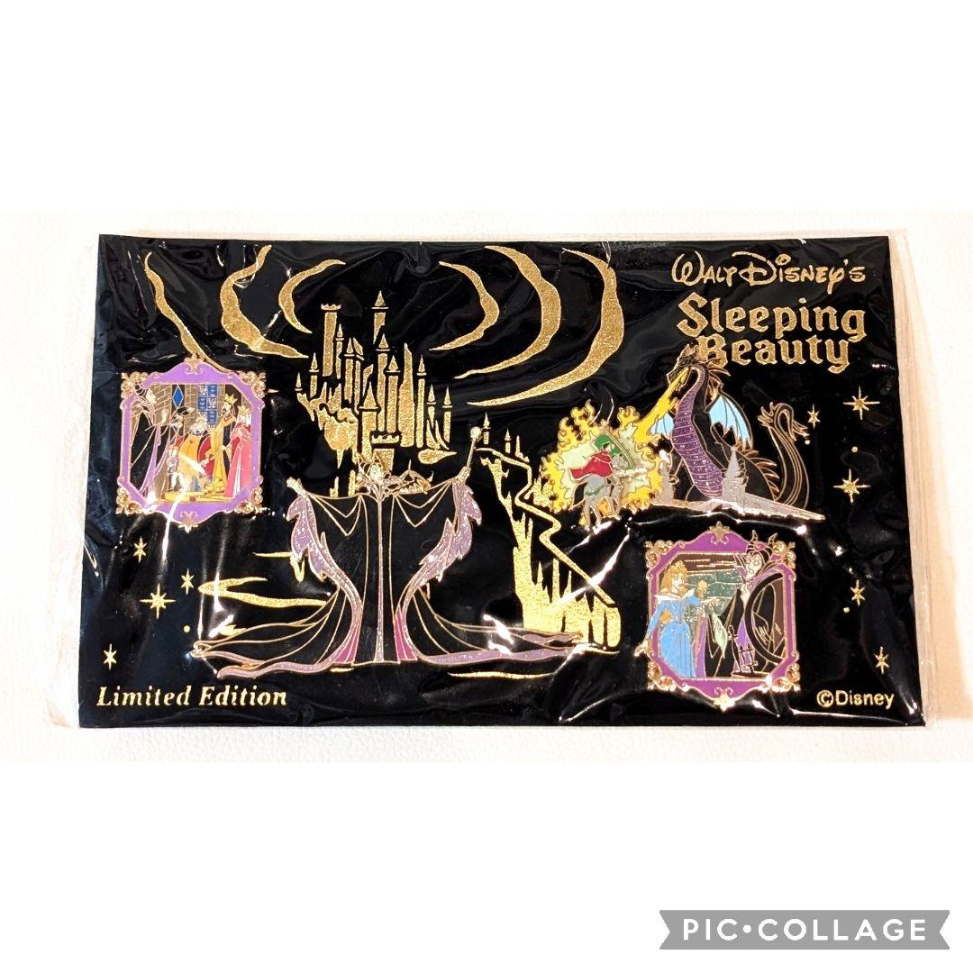 眠れる森の美女　ピンバッジ　マレフィセント　リミテッドエディション　ディズニー
