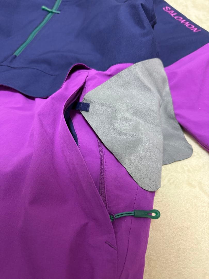 【美品】SALOMON サロモン スノボ スキー ウェア Sサイズ