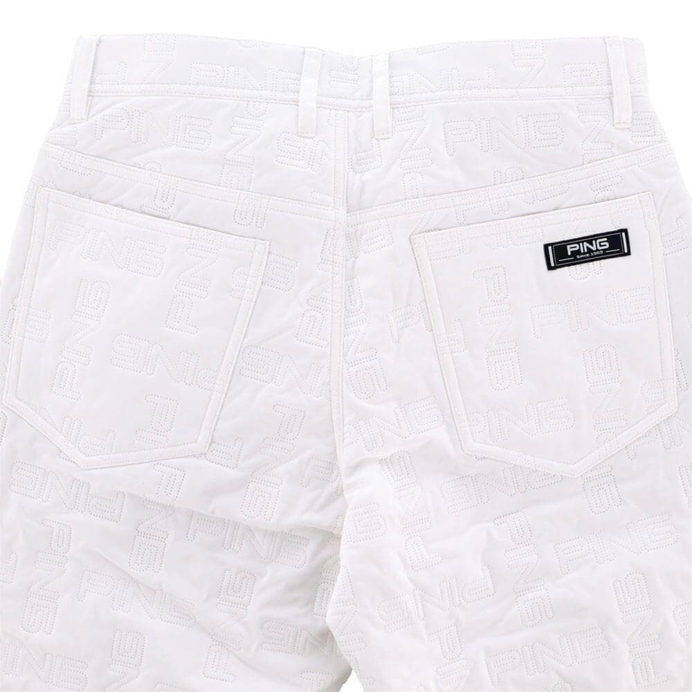 ピンアパレル　PING APPAREL　ゴルフ　中綿ストレッチパンツ　モノグラム