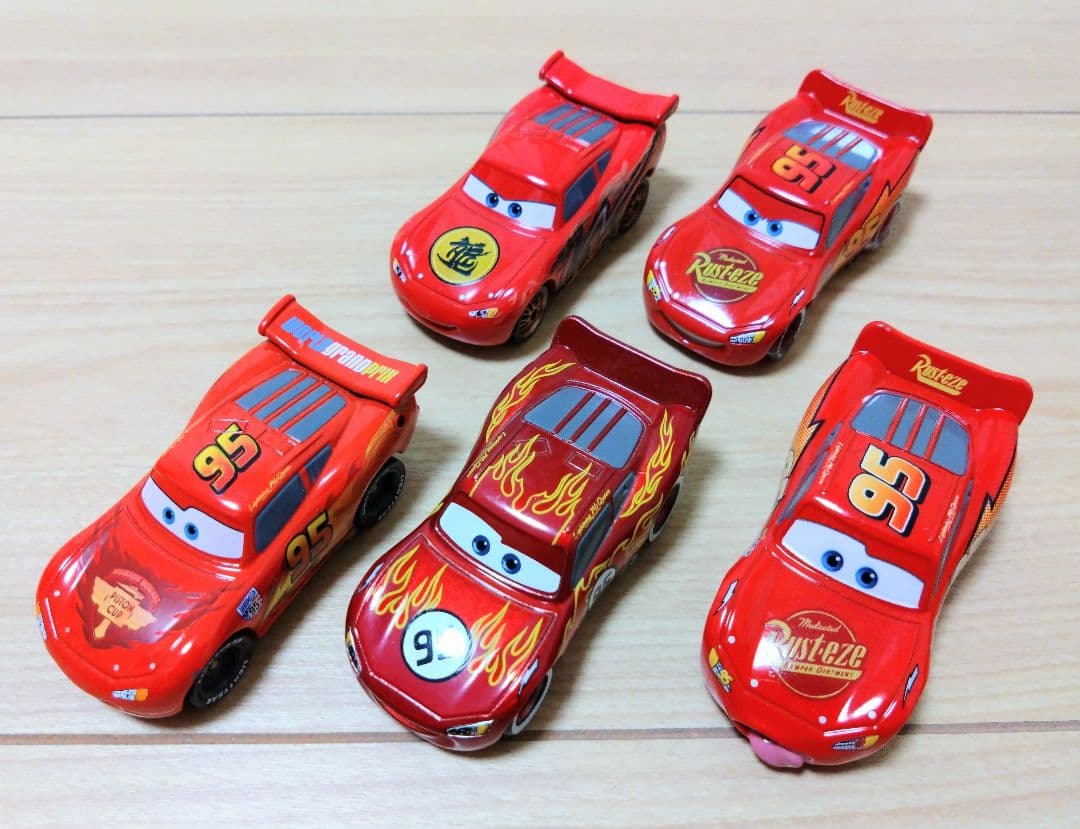 カーズトミカ ライトニング・マックィーン 5台セット(開封品)　※バラ売り不可