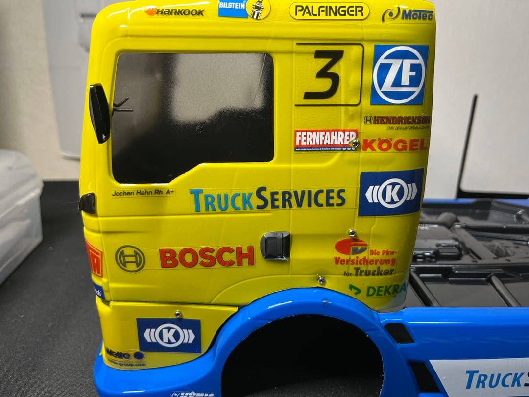 TAMIYA TEAM HAHN RACING MAN TGS ボディ　完成品