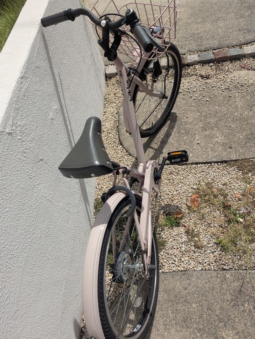 ビッケ　ピンク 幼児用自転車 前面バスケット付き