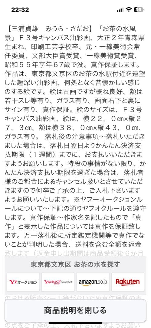 三浦貞雄作　【アムステルダム】