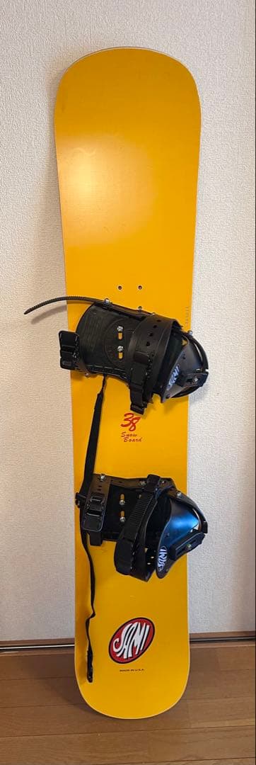 希少 USA製 SAMI スノーボード｜廃盤ブランド｜ビンディング＋ケース付き｜