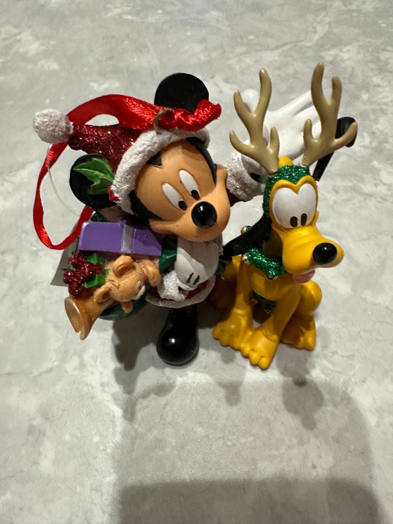 ミッキーマウス　プルート　ダッフィー クリスマスオーナメント