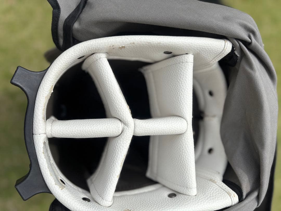 木の庄帆布 スタンド式グレーキャディバッグ