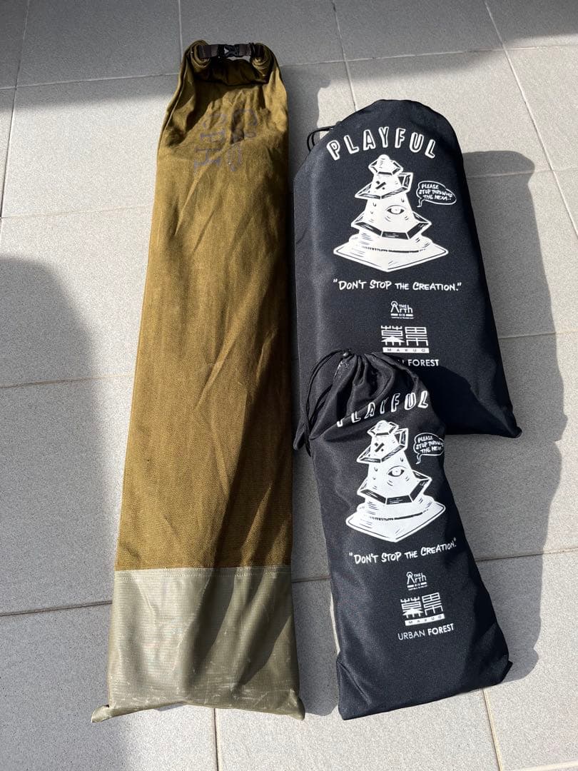 The Arth 幕男　スノーピークウイングポール280セット