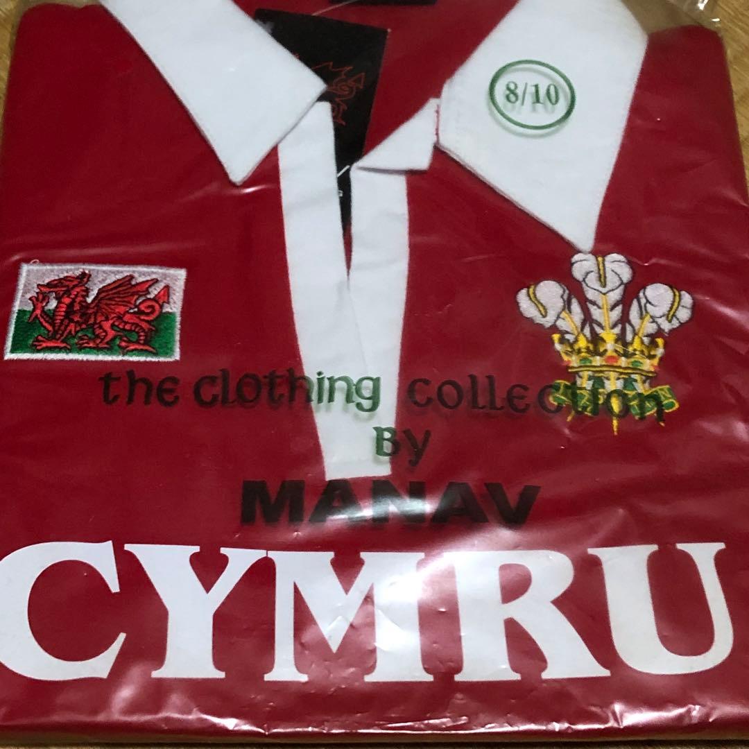 MANAV 赤 ラガーシャツ 8/10