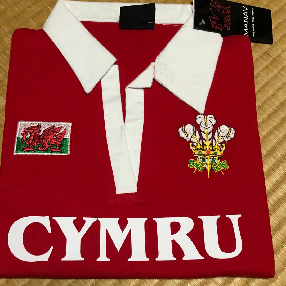 MANAV 赤 ラガーシャツ 8/10