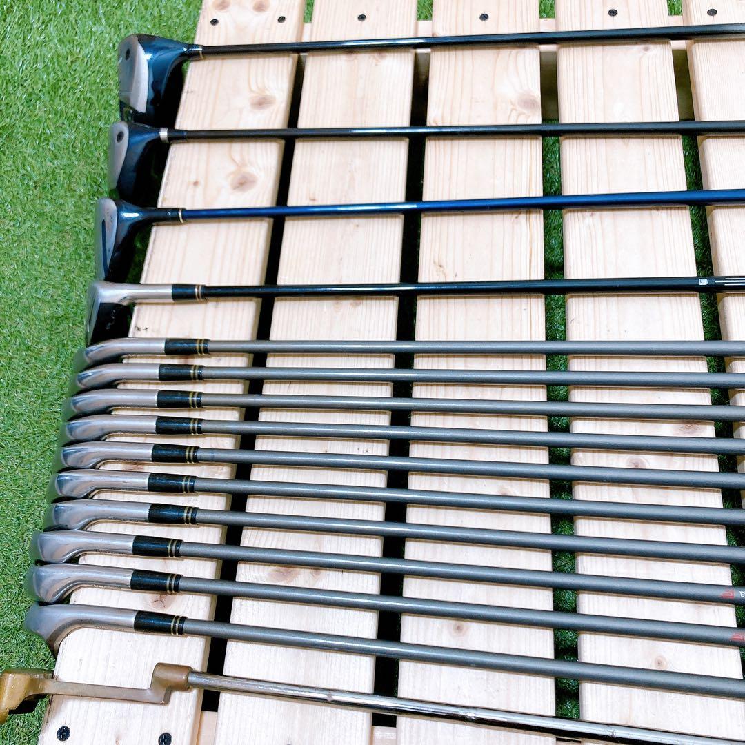 N 13 ツアーステージ　初心者オススメ ゴルフクラブメンズセット　15本右利き