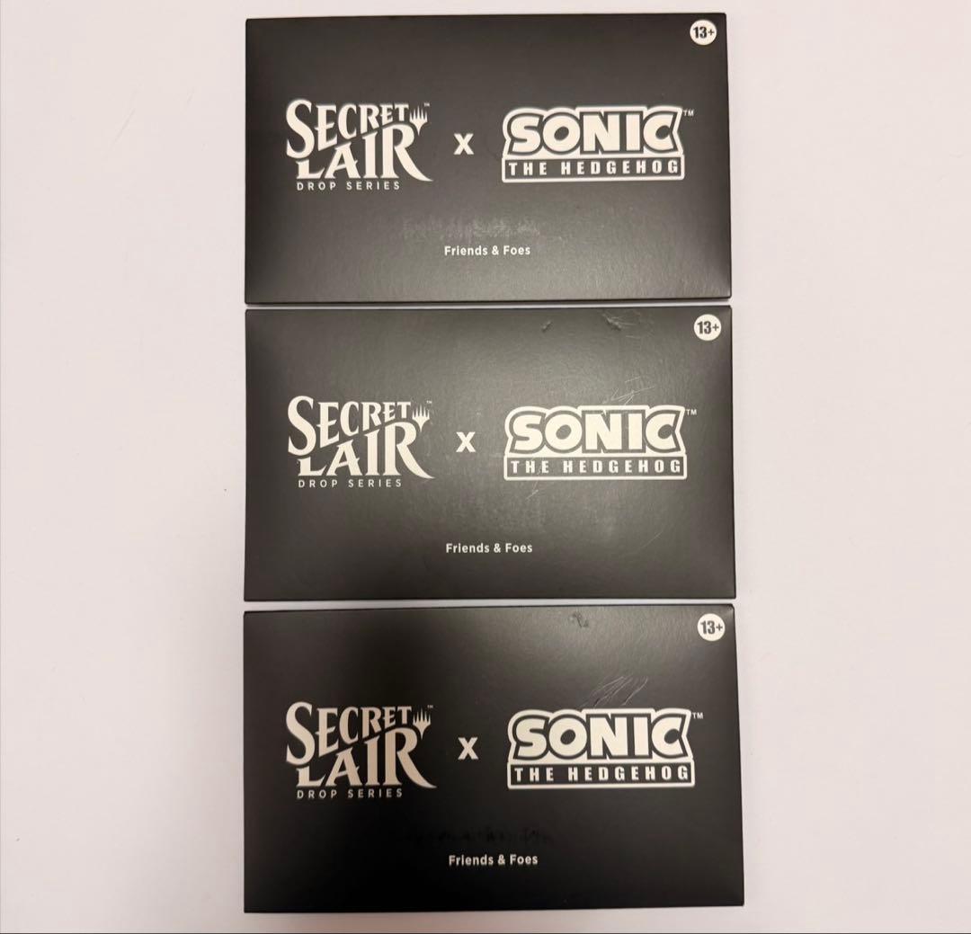 MTG secret lair sonic Friends&Foes 3個セット