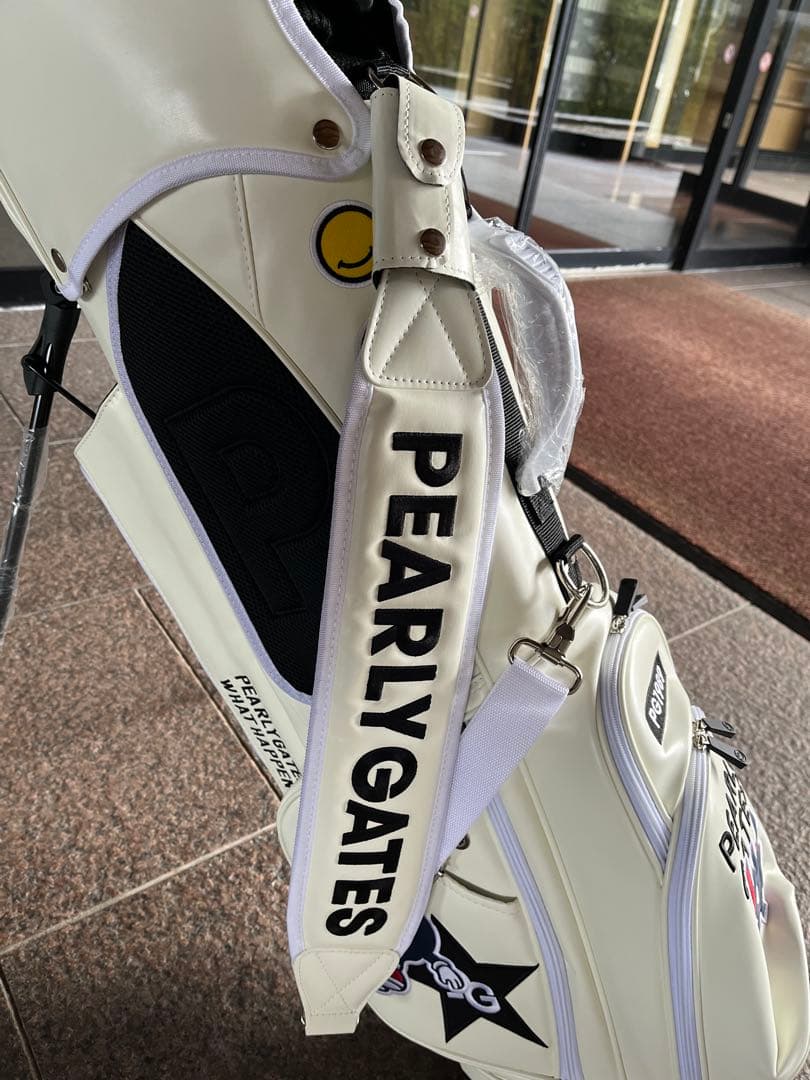 PEARLY GATES ゴルフバッグ・キャディバッグ　ホワイト　白