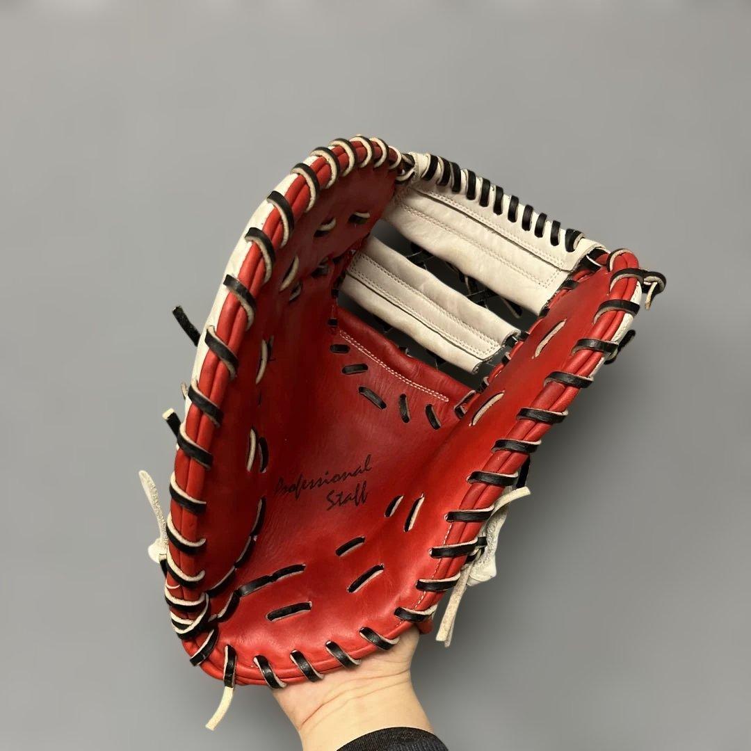 1185 ミヤマ 型抜群 即戦力 美品 硬式兼軟式 ファーストミット 左投げ