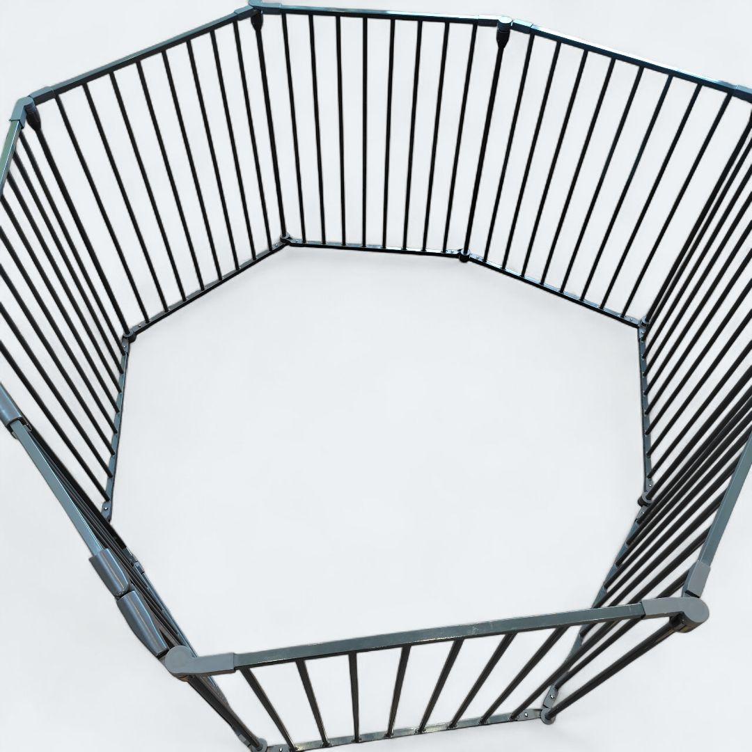 Pecocochi（ペココチ）ペット用サークル8枚セット　ダークグレー