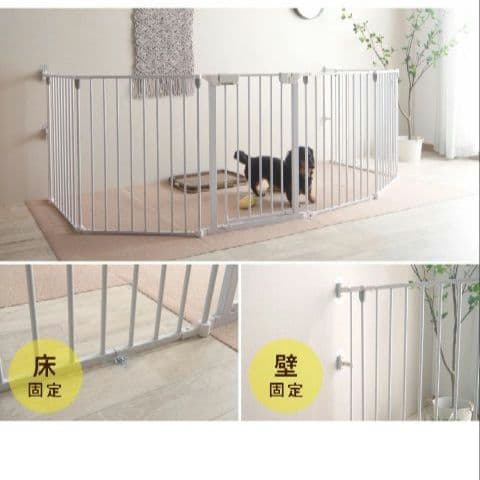 Pecocochi（ペココチ）ペット用サークル8枚セット　ダークグレー