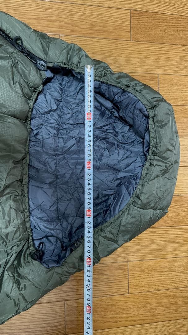 Qualz 冬用寝袋 -2℃ マミー型 オリーブ