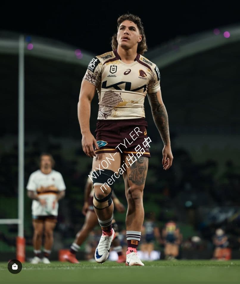 【海外Ｌサイズ】NRL ブリスベン・ブロンコス 2025インディジェナスジャージ