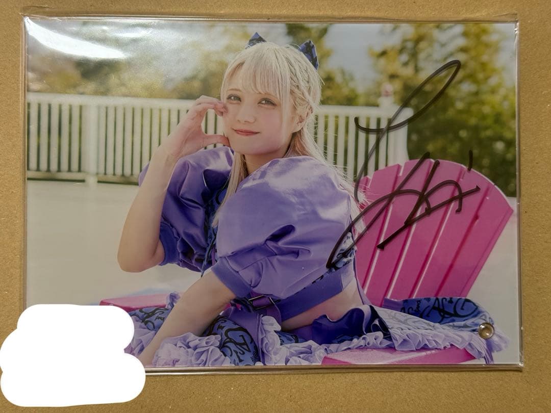 CANDY TUNE 宮野静　サイン入りアクリルパネル