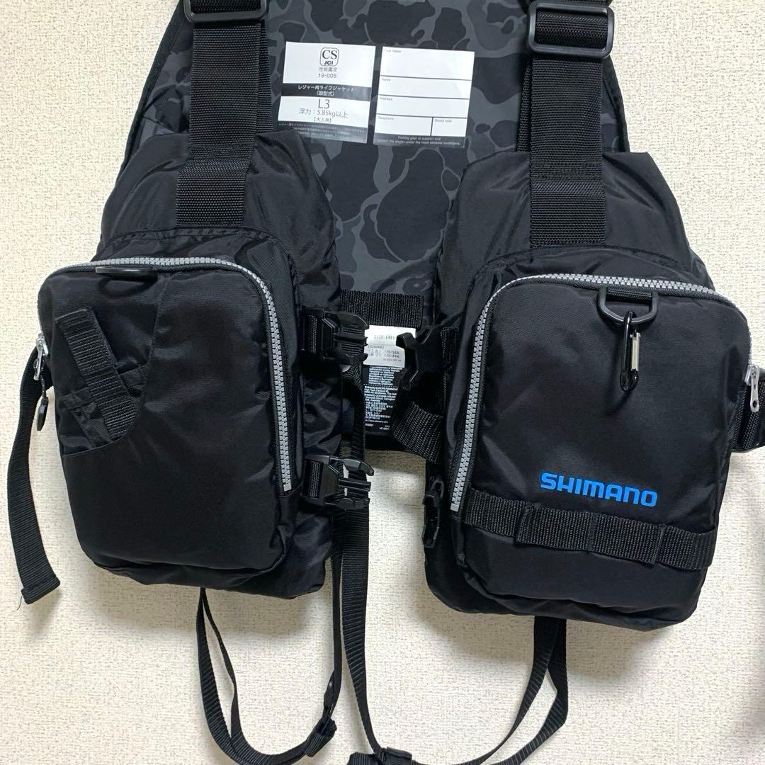 シマノ ライフジャケット　VF-068T ブラック