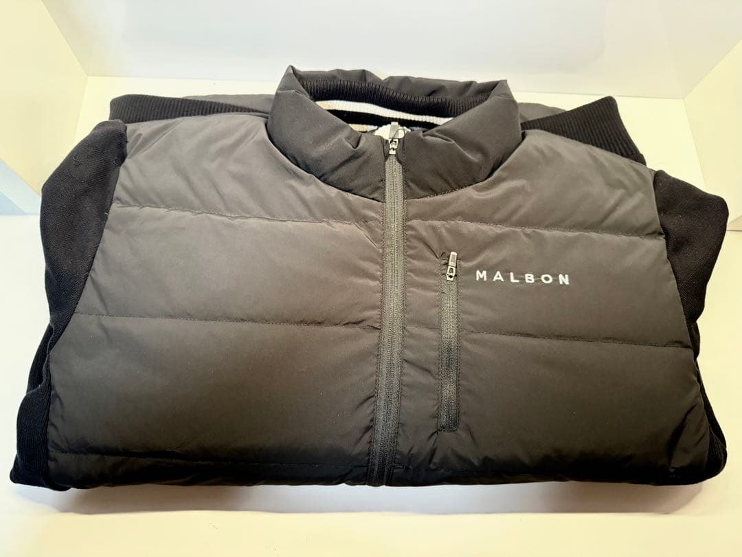 即日発送マルボンメンズ ゴルフウェアダウン アウタージャケットニットダウンXL