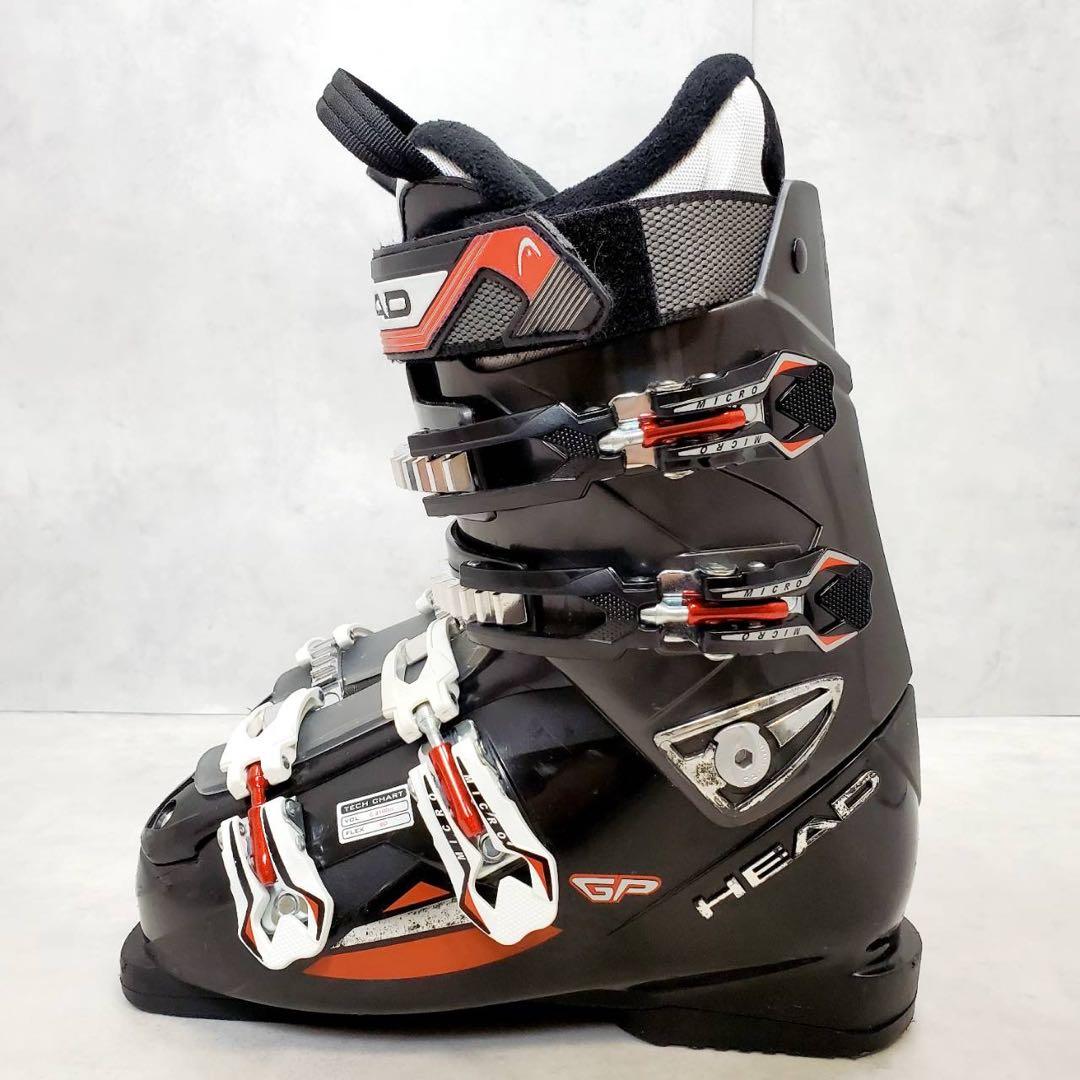 良品 HEAD GP スキーブーツ 25〜25.5cm メンズ ヘッド ブラック