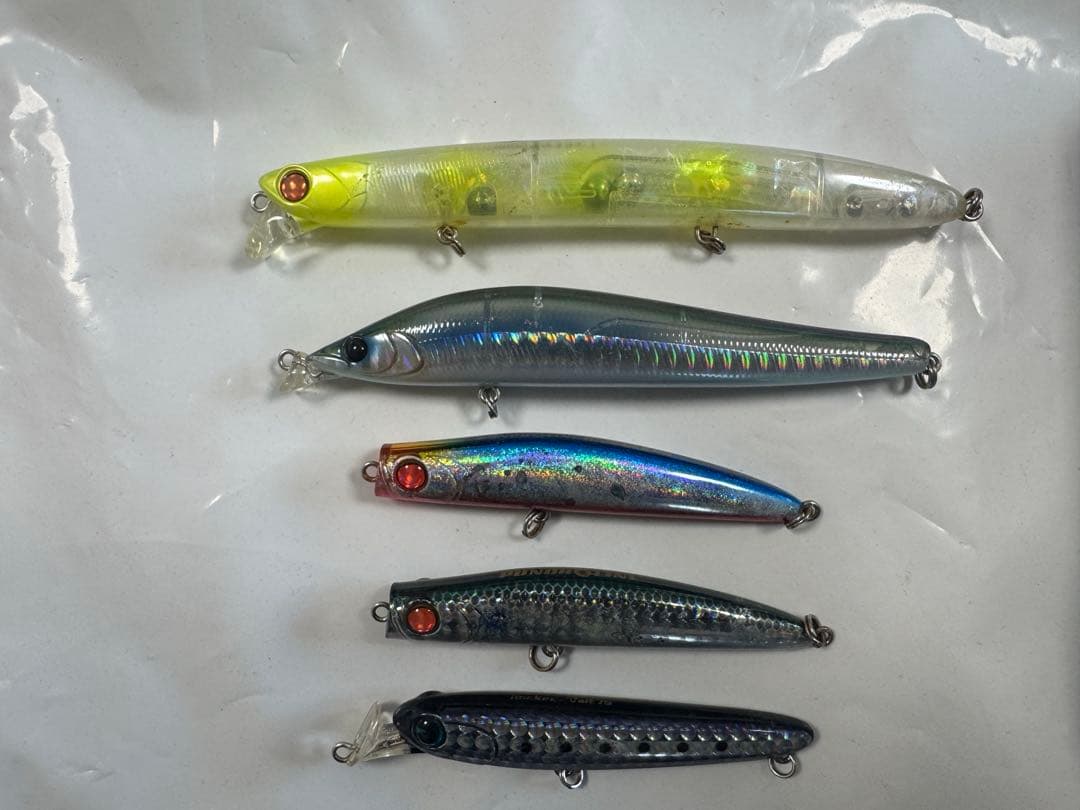 シーバスルアー26セット❗️アピア・シマノ・ダイワ他ケース付き