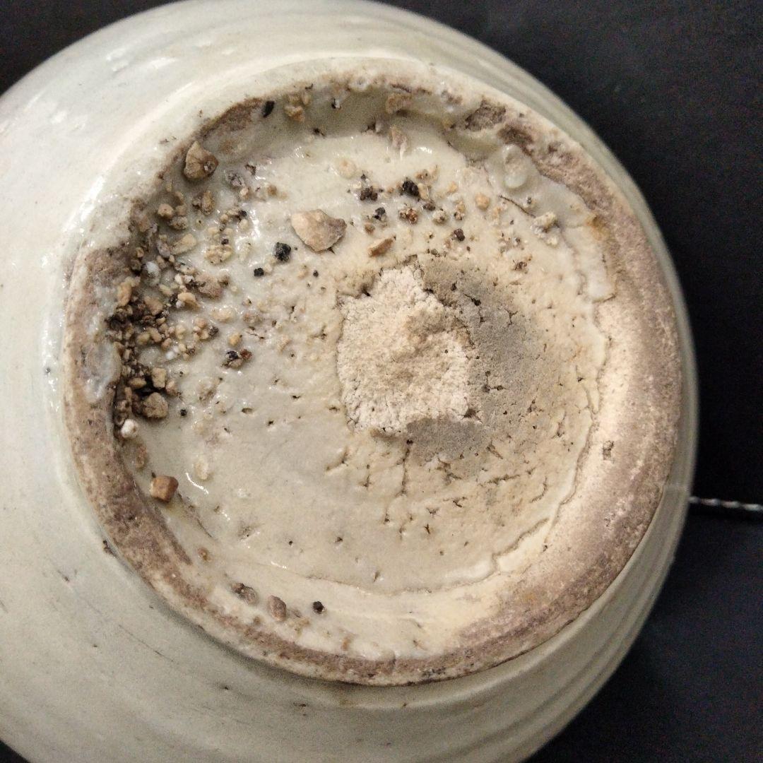 B258　時代古作 李朝 白磁 提灯壷 高さ11.5㎝ 箱付 朝鮮美術　E