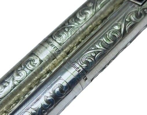 SHEAFFER シェーファー スターリングシルバー ボールペン 葡萄唐草