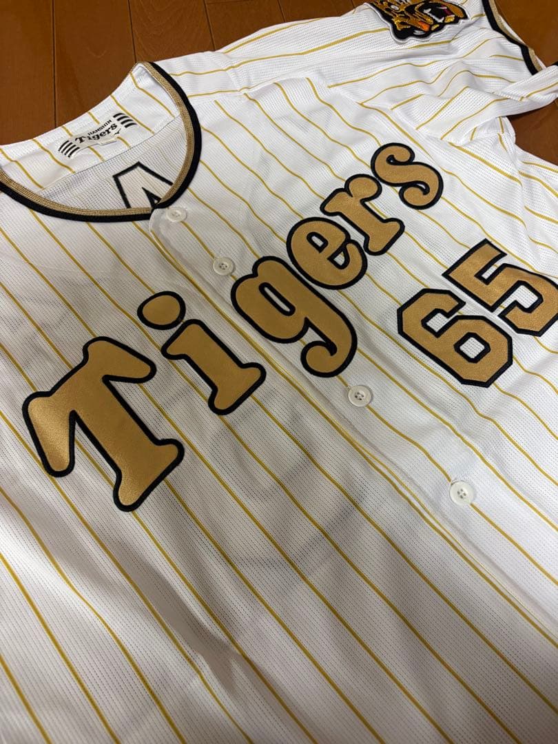 阪神タイガース 湯浅京己 チャンピオンユニフォーム Lサイズ タオルセット