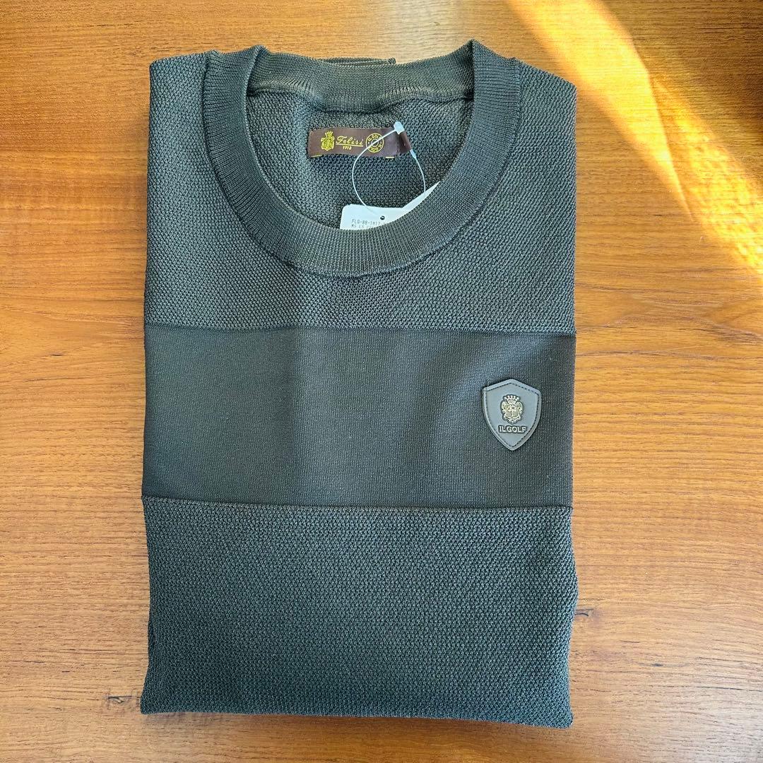 Felisi lLGOLFフェリージ　メンズニット　トップス　長袖ゴルフウェアL