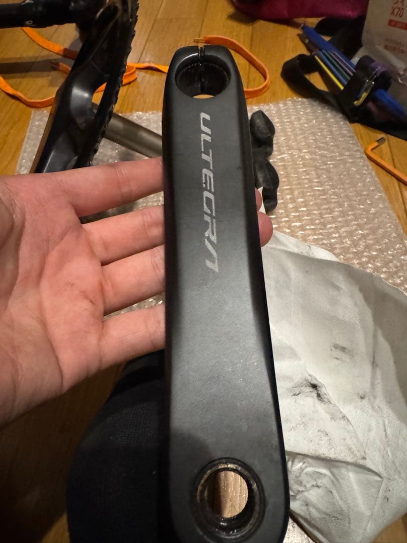 r8170 クランク、チェーンリング、170mm 52-36 ペダルセット