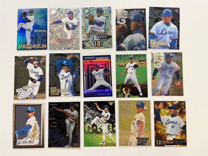 レア！松坂大輔 カードセット プロ野球