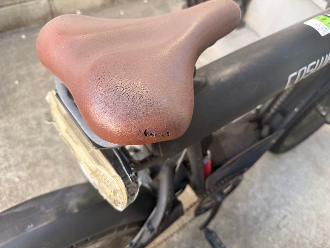 COSWHEEL 電動アシスト自転車 ブラック　不動車