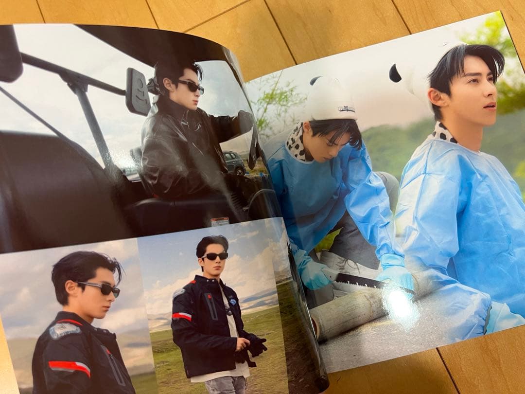 蒼蘭訣 王鶴棣　110枚写真入り個人写真集ワンホーディー写真集34p2023-2