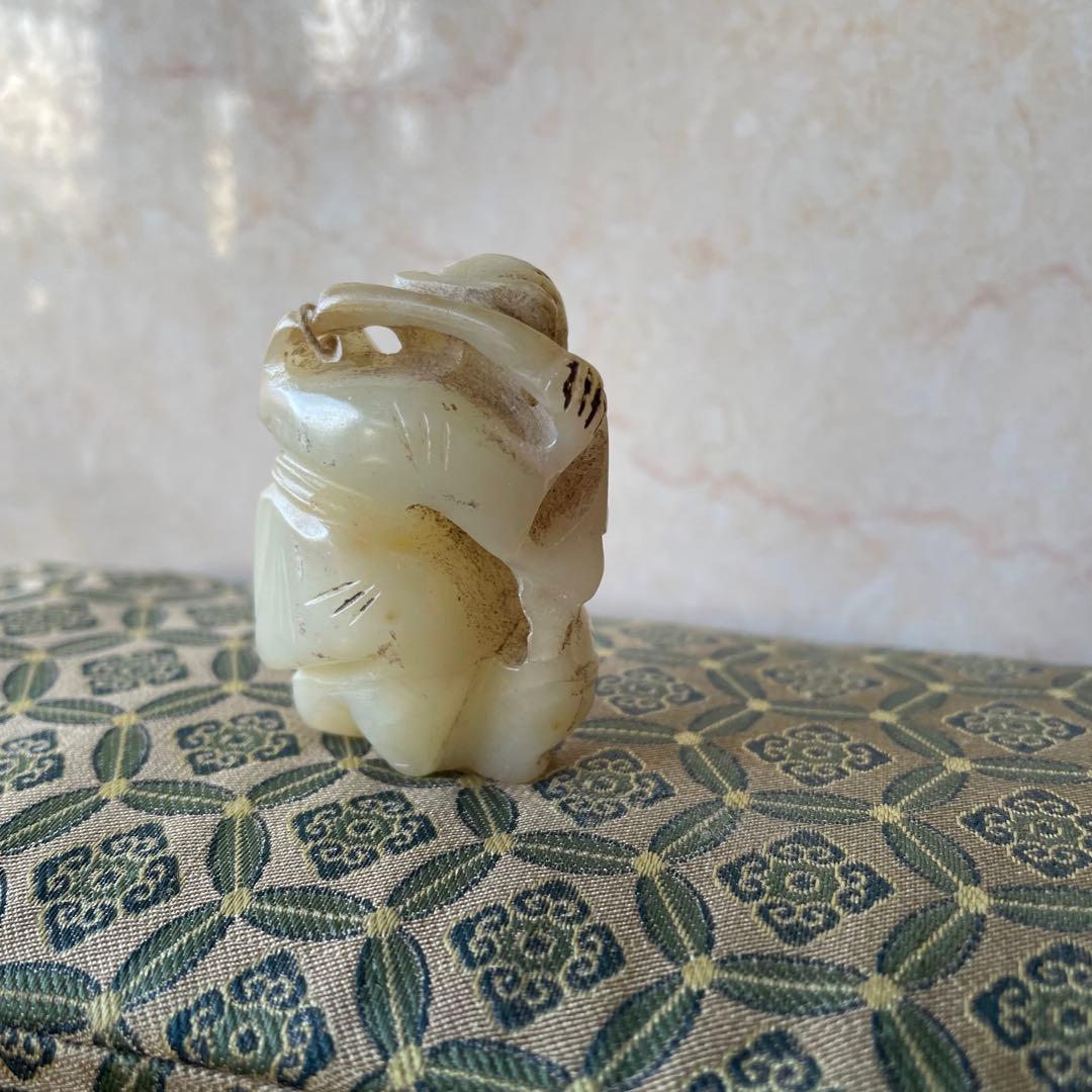 古玉　砡　アンティーク　人物　古玩　古美術　古砡　中国　China