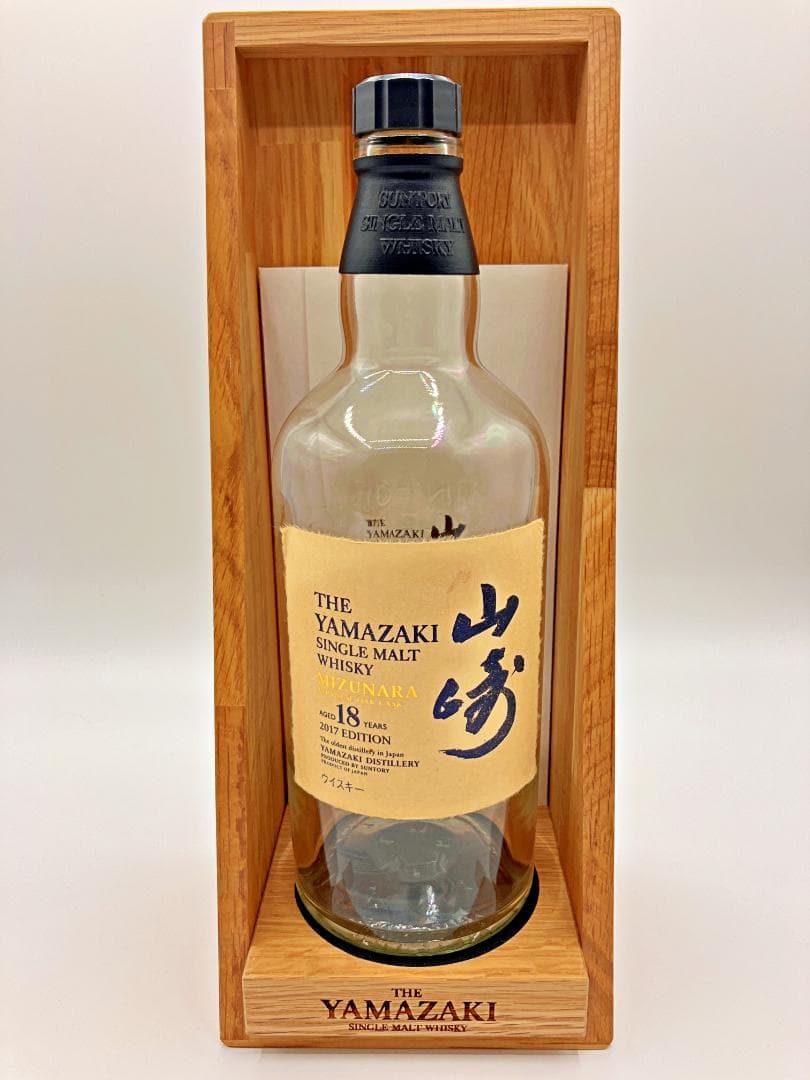 ★レア★ 山崎18年 ミズナラ 2017 空瓶 木箱 冊子