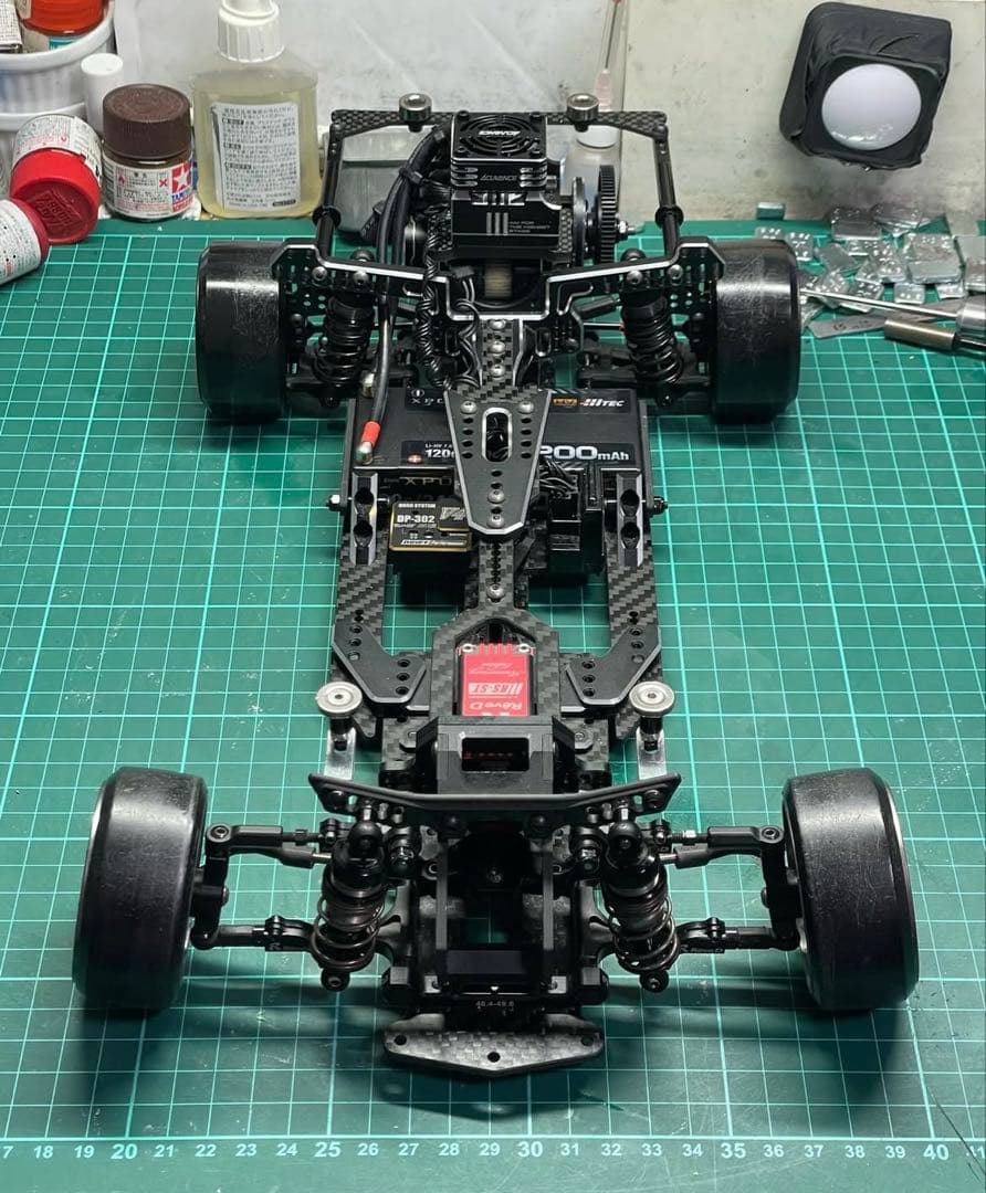 ラジドリシャーシ プロポ、メカ付き室内走行のみオプション多数