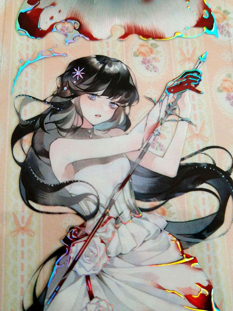 J739＃孤城碎影(镭射银)第九航道切り売り海外人物マステ女の子