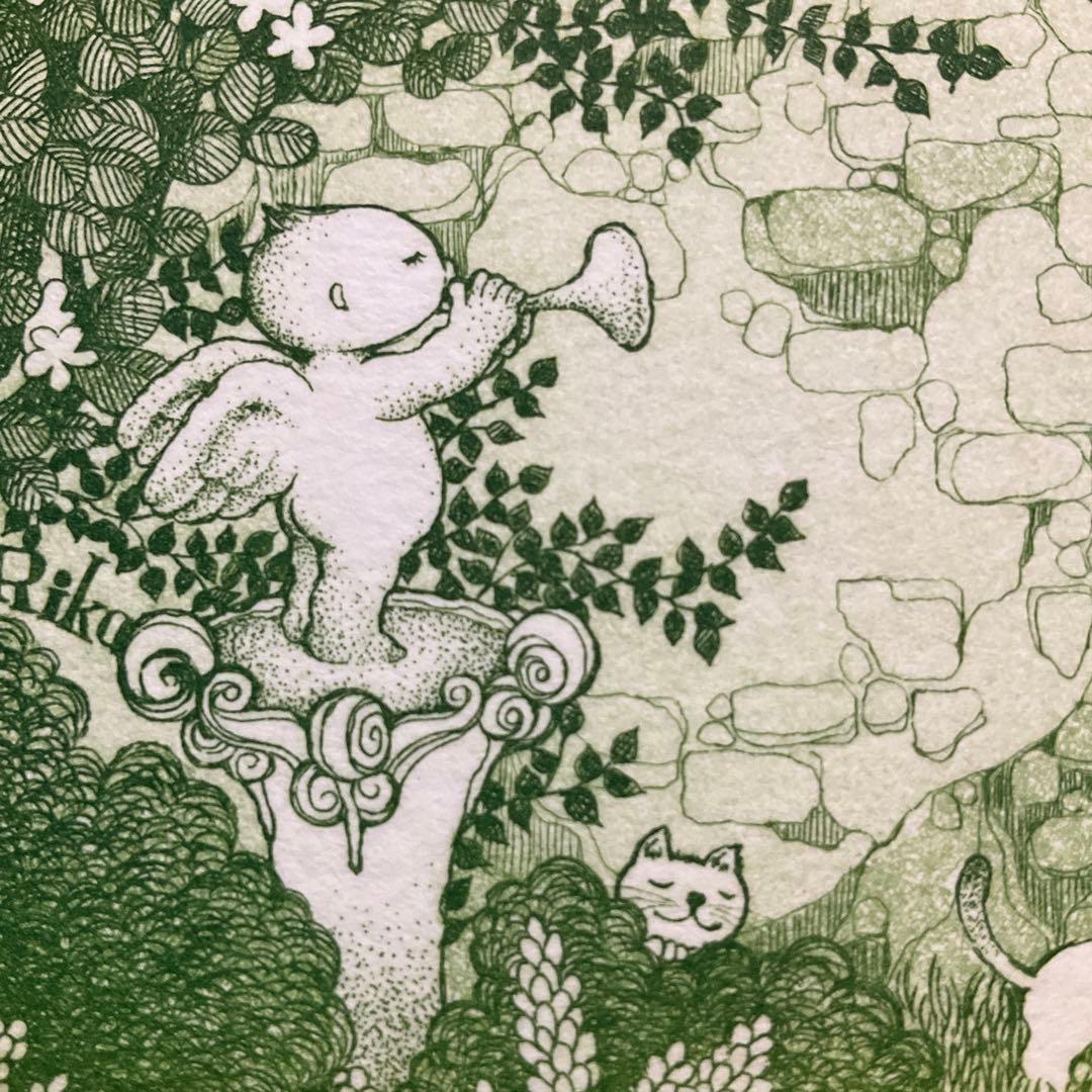 絵画・額縁・版画・上砂理佳・Prelude・エッチング・美術品・インテリア・雑貨