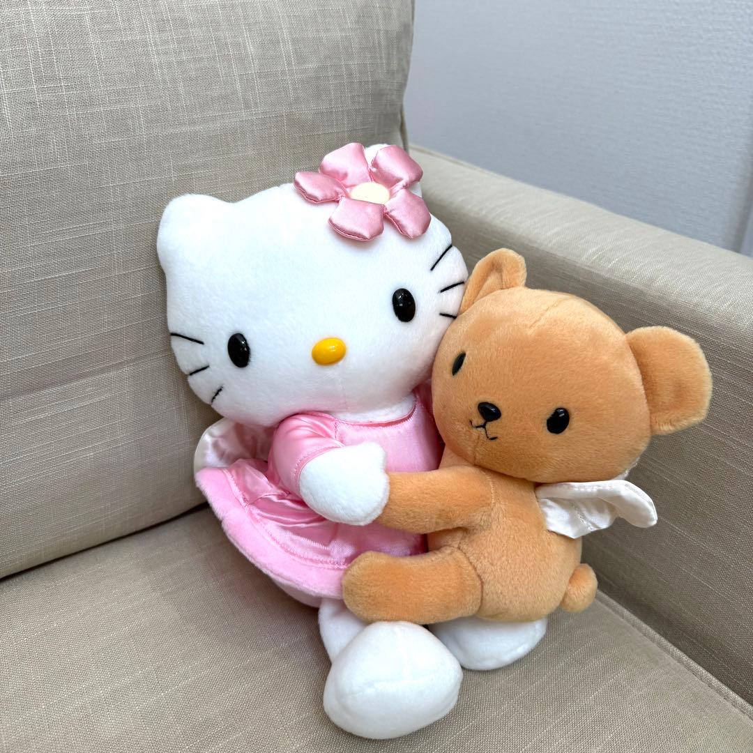 サンリオ　ハローキティ ペアエンジェル ぬいぐるみ1999年日本限定