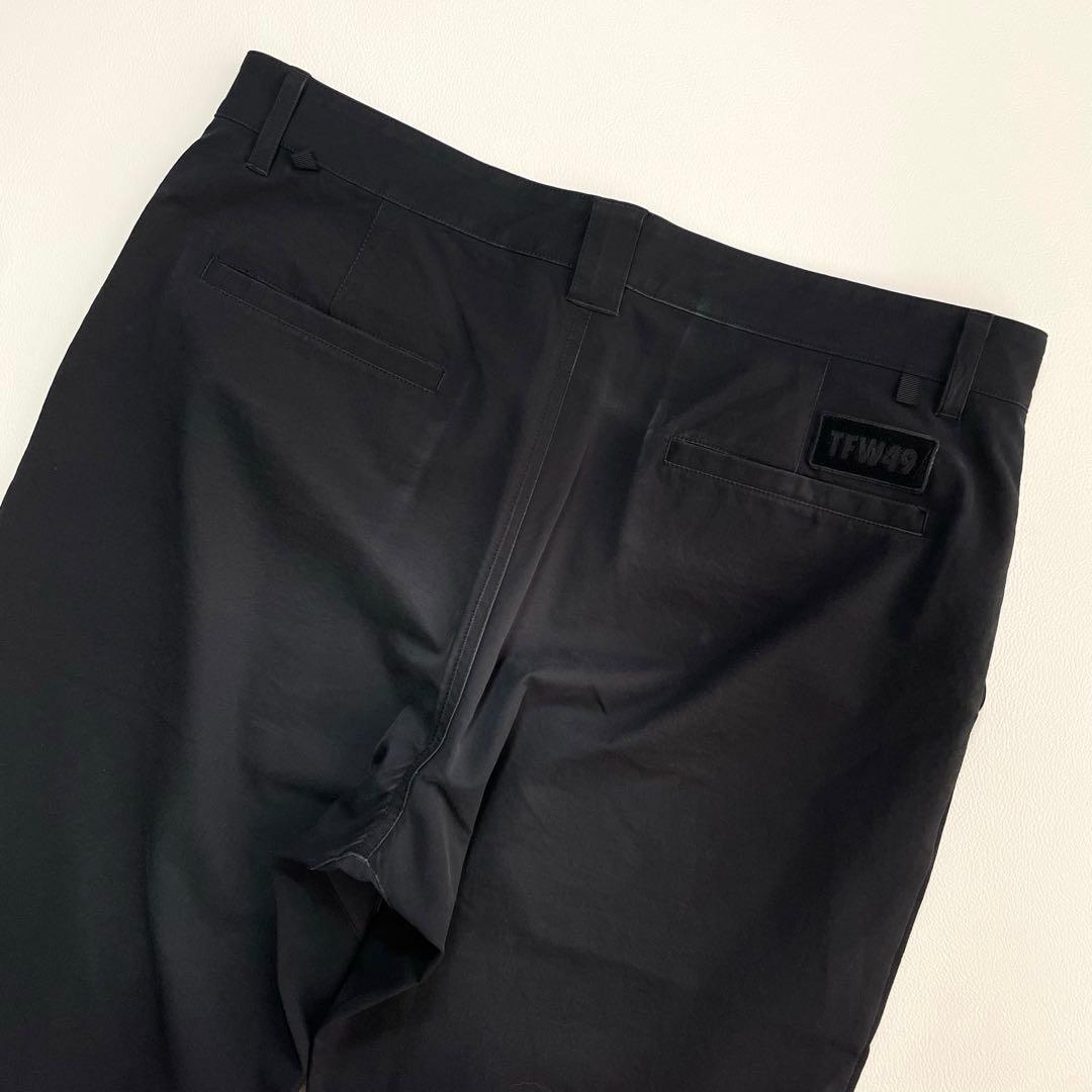 6450 TFW49　ストレッチパンツ　ロングパンツ　撥水性　ブラック