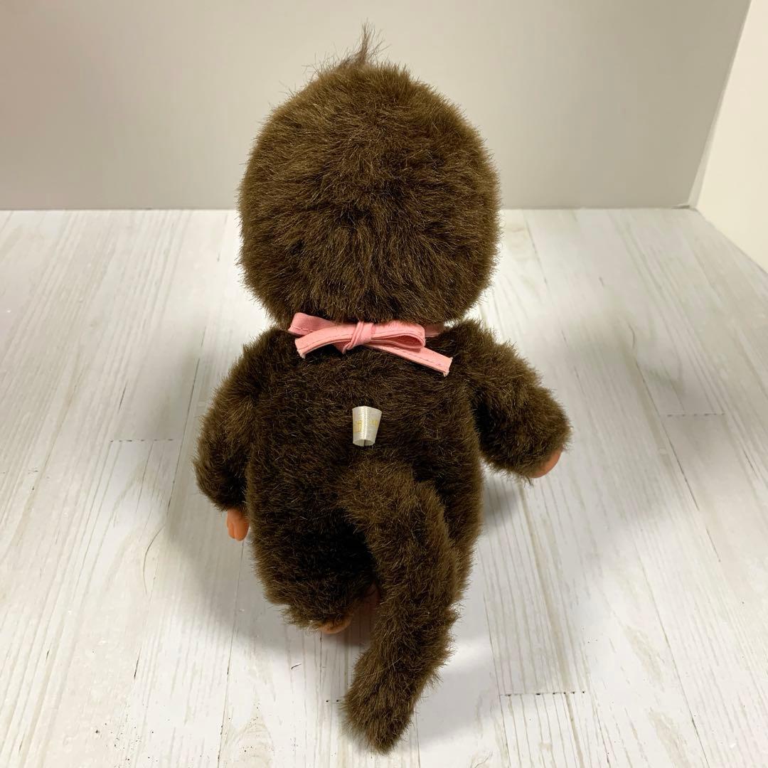 Y☆ 昭和レトロ　モンチッチ　ぬいぐるみ　女の子　 約20cm　セキグチ