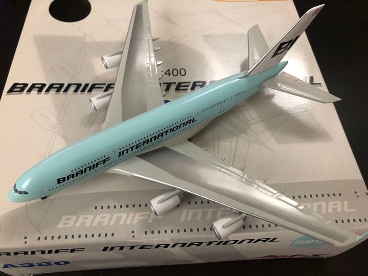 Jet-X 1/400 JXM129 A380QC BRANIFF ライトブルー