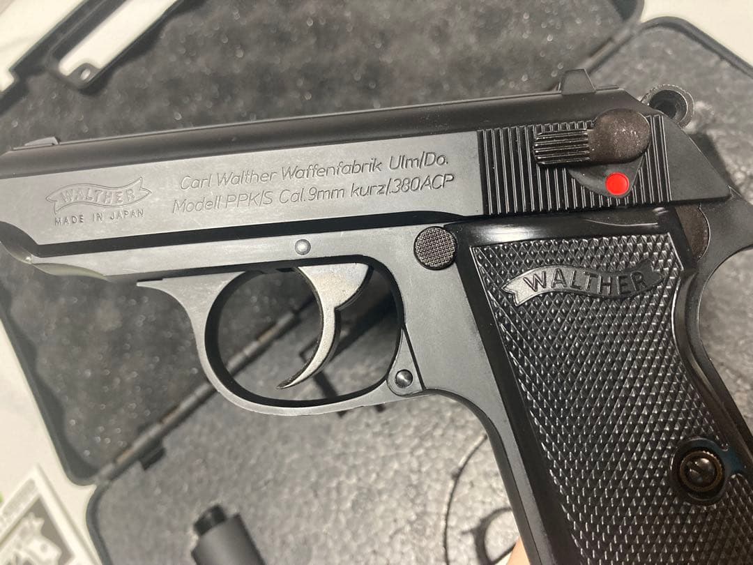 WALTHER PPK/S ガスガン ハードケース ロングサイレンサー付き 絶版