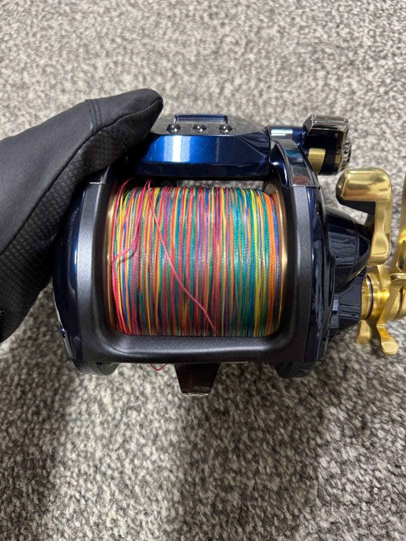 【美品】 シマノ 19 ビーストマスター6000 PEライン付き