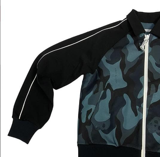 マークアンドロナ ジップアップジャケット 36 ブラック