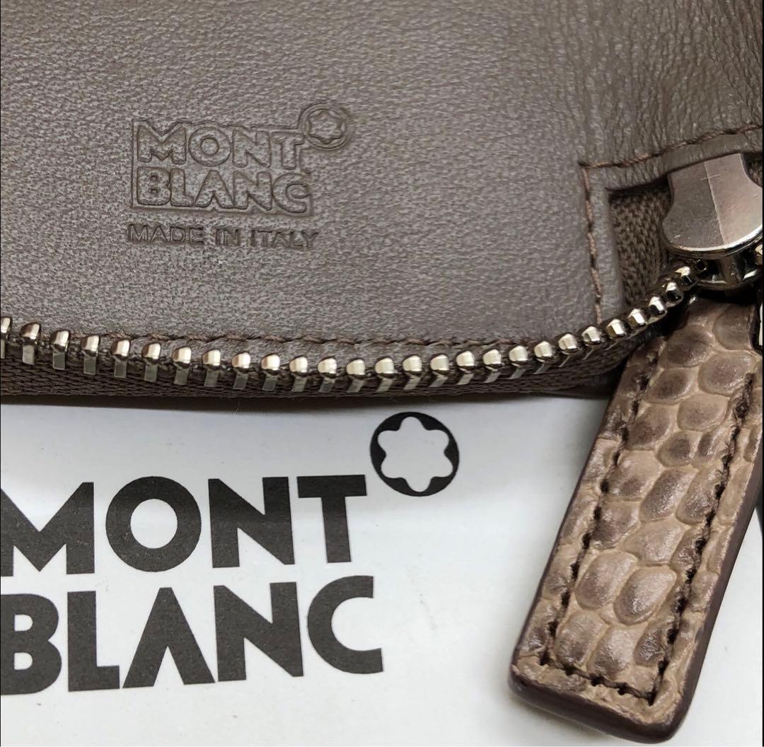 モンブラン　★完売極上最高逸品！アリゲーターデザイン・マイスター本革製ペンポーチ