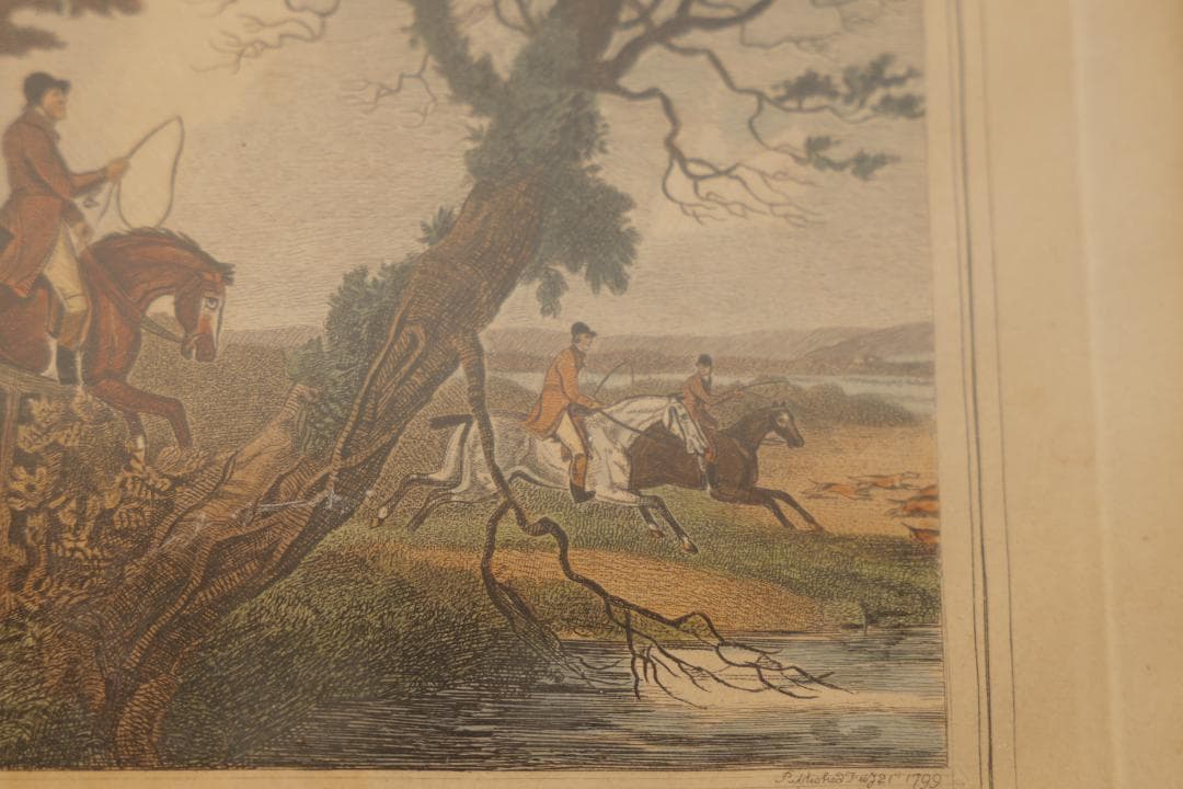 版画 50s / Fox hunting