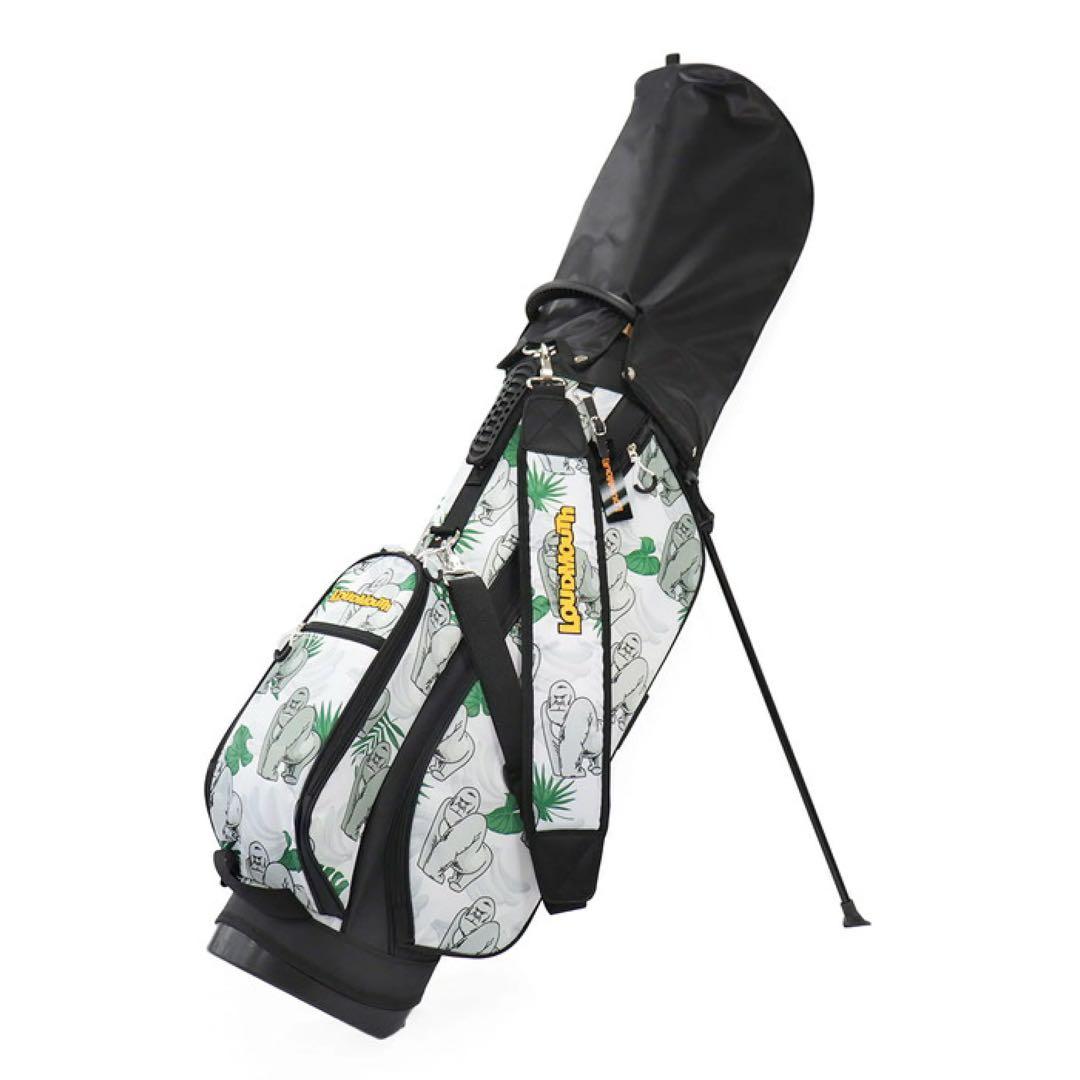 【新品】ラウドマウス キャディバッグ 8.5型 ゴリラグリーン 438 0031